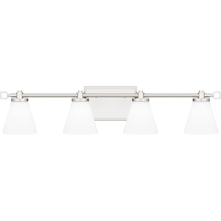 Quoizel Daniels Bath 4 Light Led Polished Nickel DNL8629PK